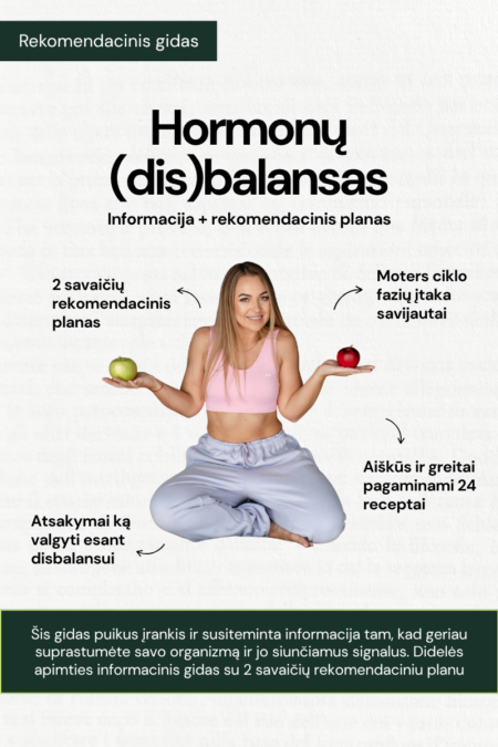 Hormonų (dis)balansas. Informacija + rekomendacinis planas